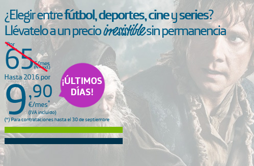 Movistar As Cancelas Santiago de Compostela cine series fútbol oferta