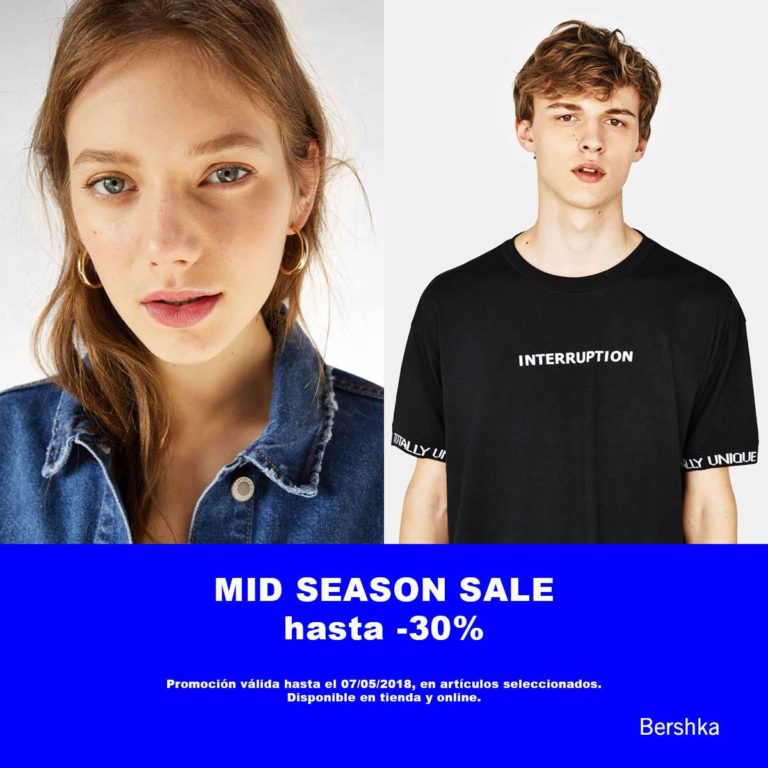 ¡Mid Season Sale en Bershka!