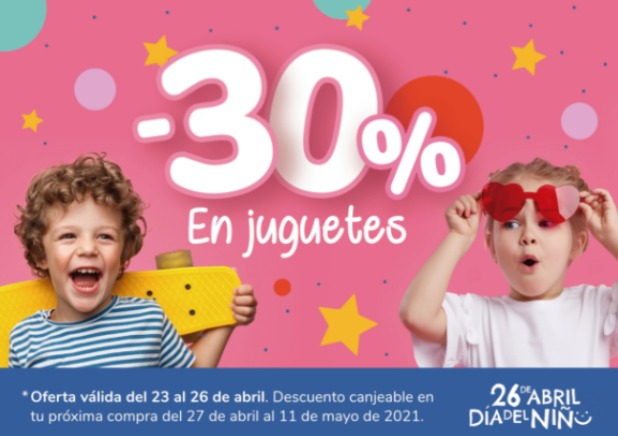 30% de descuento juguetes en nuestro hipermercado Carrefour - C.C. As Cancelas
