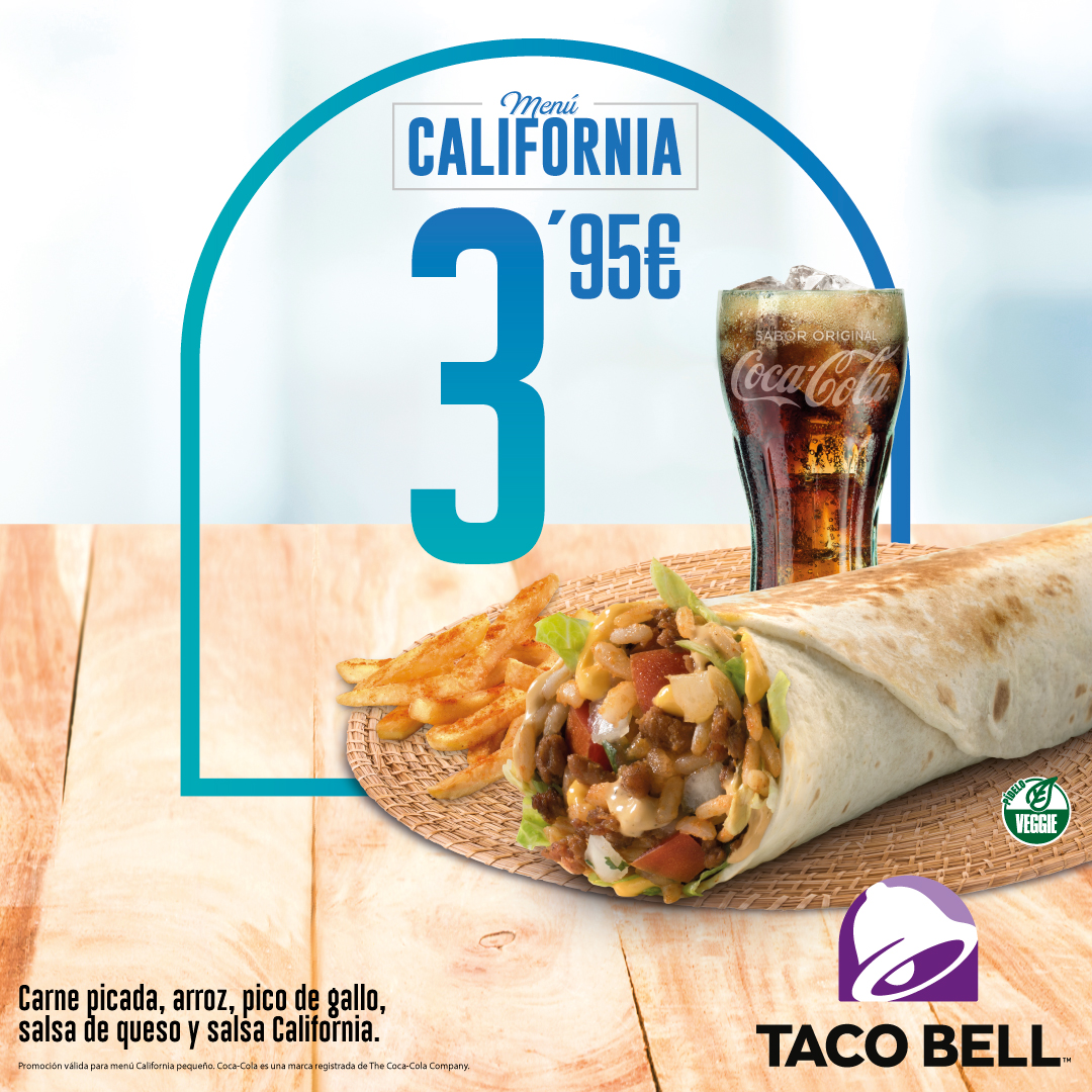 Abrir Goza de todo o sabor de California no noso restaurante en Taco Bell!