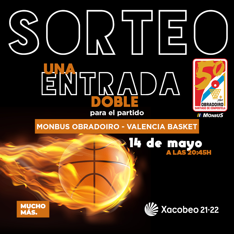 Abrir Sorteamos una entrada doble para el Obradoiro – Valencia Basket